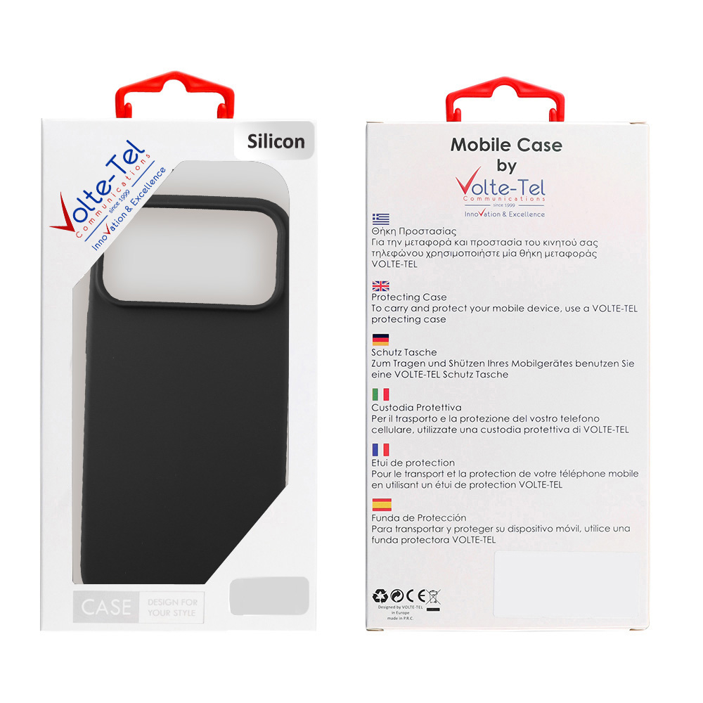 VOLTE-TEL ΘΗΚΗ SAMSUNG S26 EDGE 5G 6.66" SILICON TPU CAMERA GUARD BLACK - Image 2