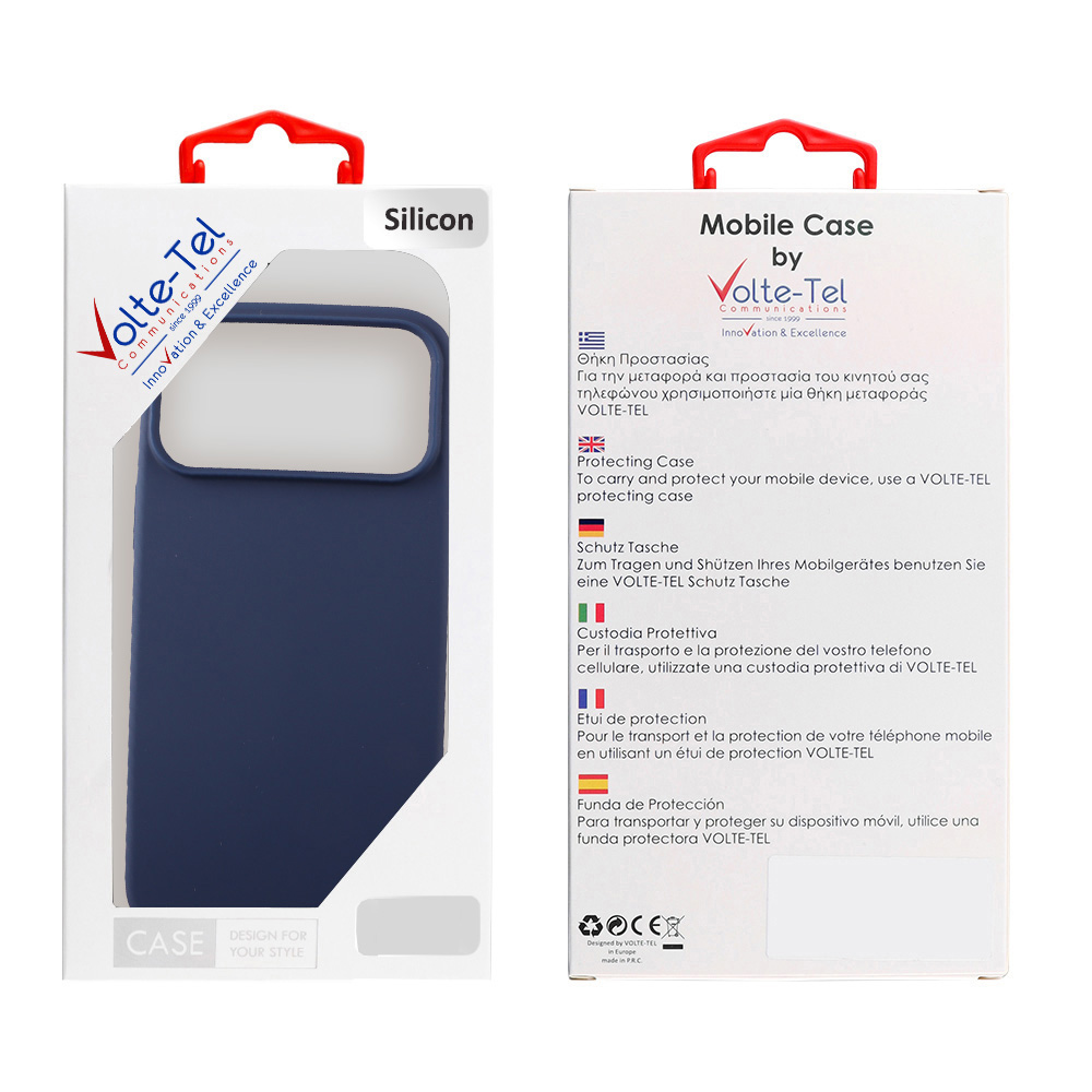 VOLTE-TEL ΘΗΚΗ SAMSUNG S26 EDGE 5G 6.66" SILICON TPU CAMERA GUARD BLUE - Image 2