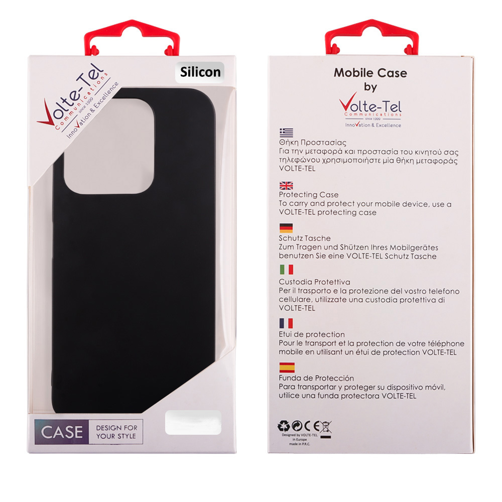 VOLTE-TEL ΘΗΚΗ REALME 16 PRO 5G 6.78" SILICON TPU CAMERA GUARD BLACK - Image 2