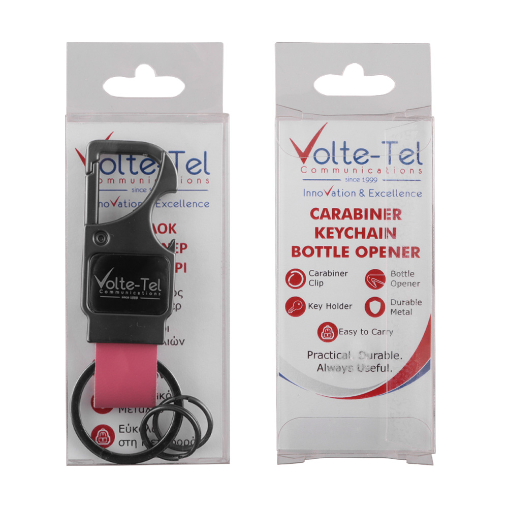 VOLTE-TEL ΜΠΡΕΛΟΚ ΧΕΙΡΟΣ/ΚΛΕΙΔΙΩΝ ΜΕ ΑΝΟΙΧΤΗΡΙ ΡΟΖ - Image 2