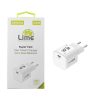 LIME TYPE C GAN PD 3.0 SUPER FAST TRAVEL QC 3.0 LGC45W 5V 4.0A /9V 4A/ 12V 3.75A/ 15V 3A/ 20V 2.25A 45W WHITE