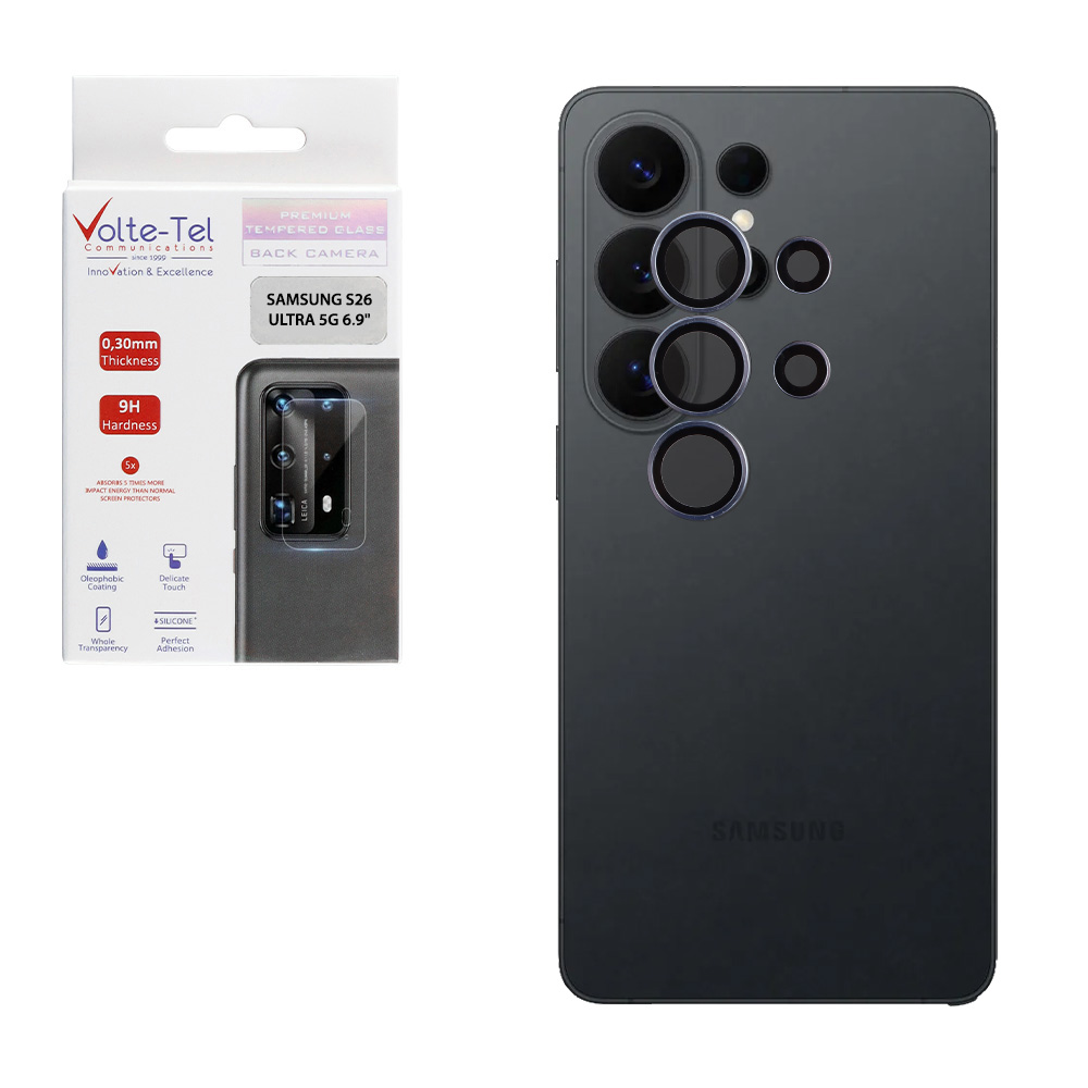VOLTE-TEL CAMERA GLASS COVER SAMSUNG S26 ULTRA 5G 6.9" 9H 0.30MM PREMIUM EASY APPLICATION BLUE