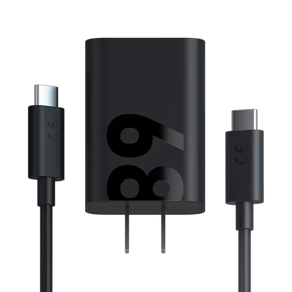 TRAVEL MOTOROLA PG38C06281 TYPE C 5V 5A/9V 4A/11V 6.5A/20V 3.4A 68W FAST CHARGE+USB DATA TYPE C TO TYPE C 6.5A BLACK PACKING OR - Image 3