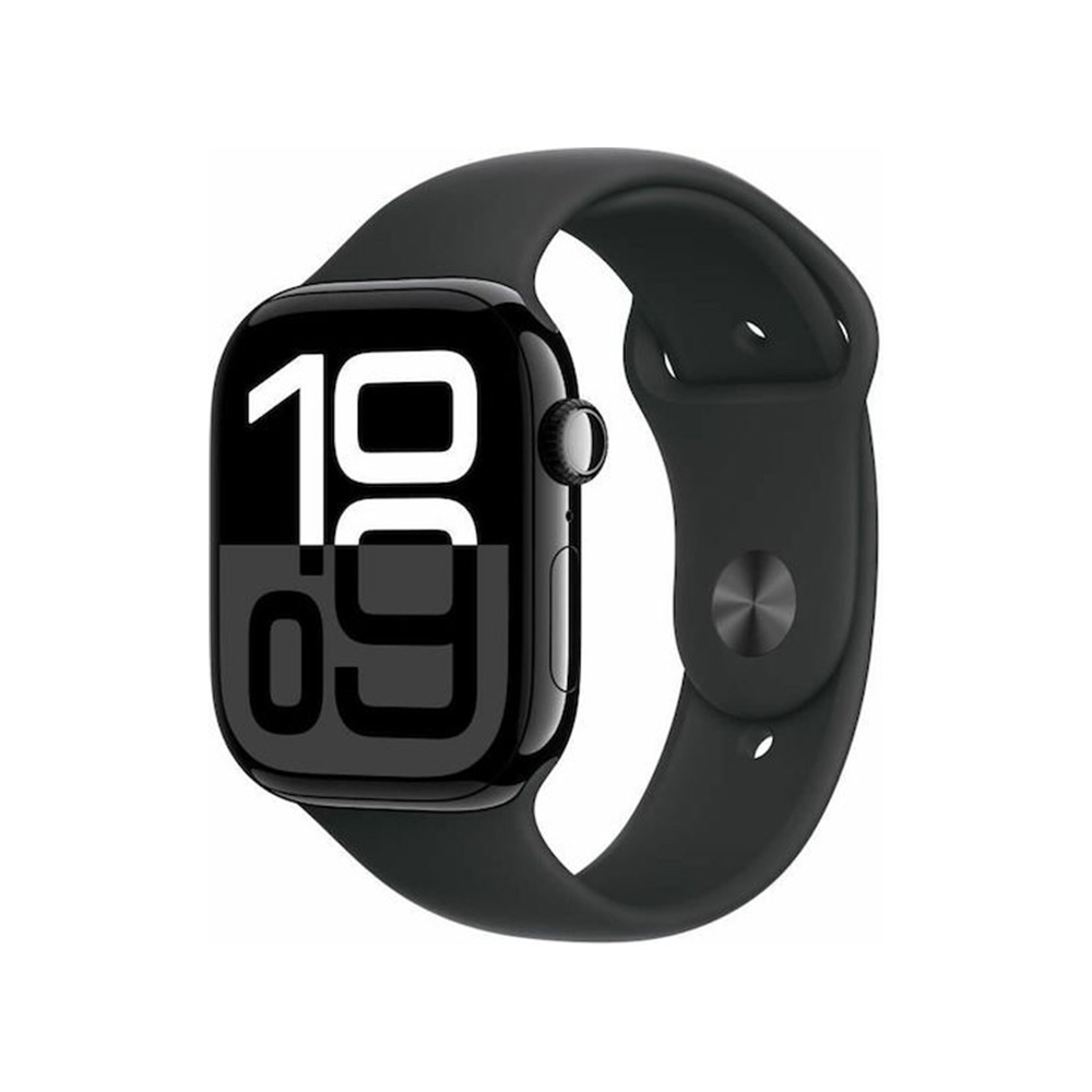 SMART WATCH APPLE WATCH SERIES 10 GPS 46MM 1.96" (MWWQ3QF/A) JET BLACK ALUMINIUM CASE WITH BLACK SPORT BAND M/L GR - Image 2