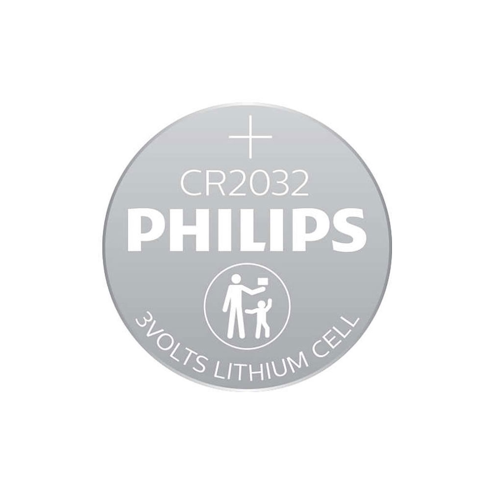 PHILIPS ΜΠΑΤΑΡΙΕΣ ΝΟΜΙΣΜΑΤΟΣ ΛΙΘΙΟΥ CR2032 3V Li-ion 1 ΤΕΜ. 5/BLISTER - Image 2