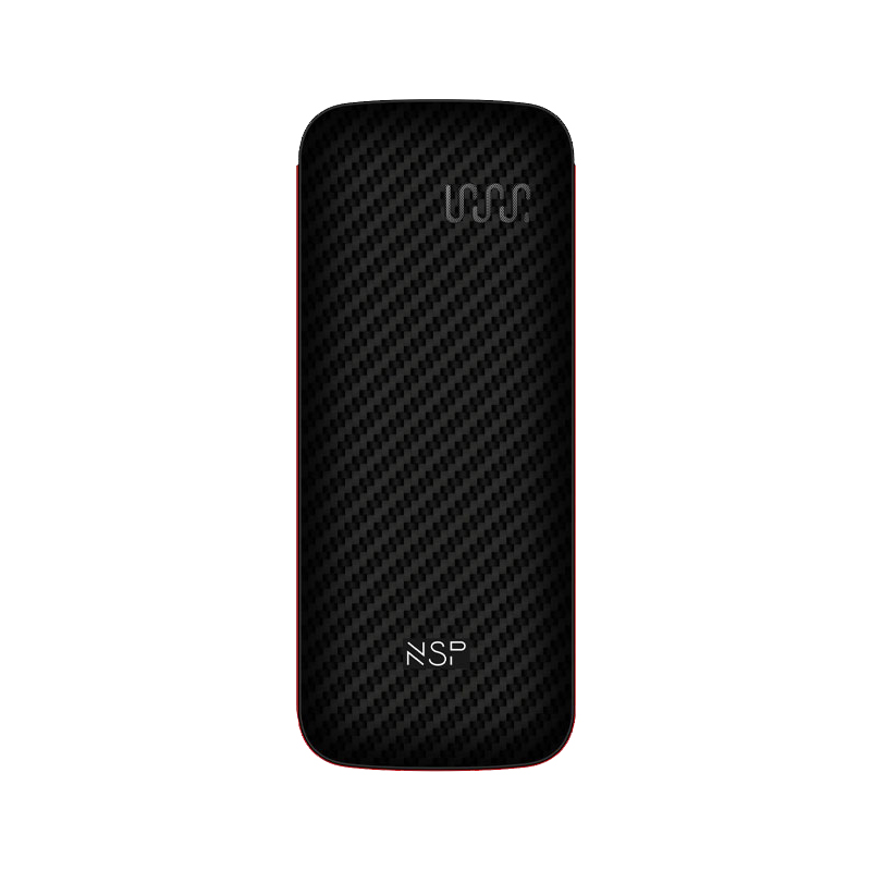 ΚΙΝΗΤΟ ΜΕ ΠΛΗΚΤΡΑ NSP 1800DS 2G 1.8in DUAL SIM 32MB/32MB RADIO-MP3/MP4 BLACK-RED + HANDS FREE GR - Image 2