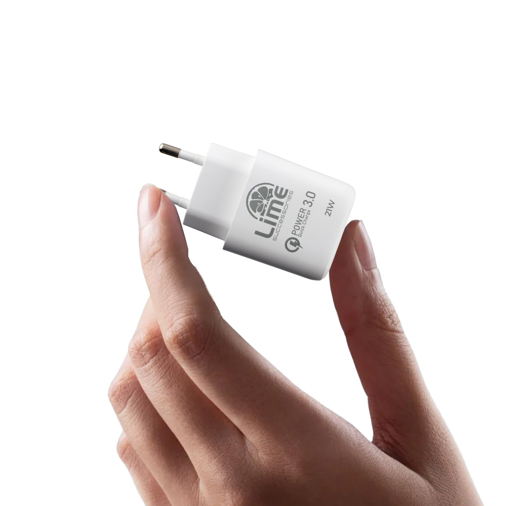 LIME USB 3.0 PD SUPER FAST TRAVEL QC 3.0 LTU22 4.0A 21W WHITE - Image 11