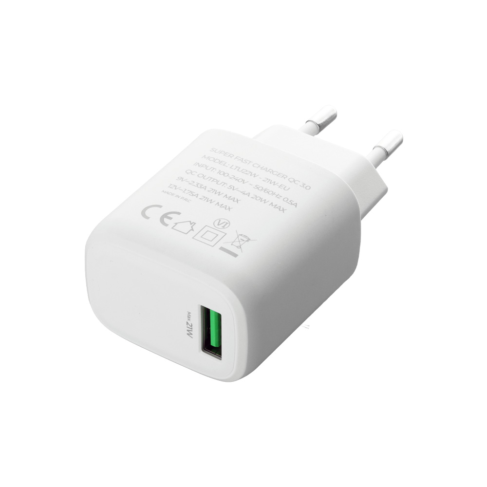 LIME USB 3.0 PD SUPER FAST TRAVEL QC 3.0 LTU22 4.0A 21W WHITE - Image 7