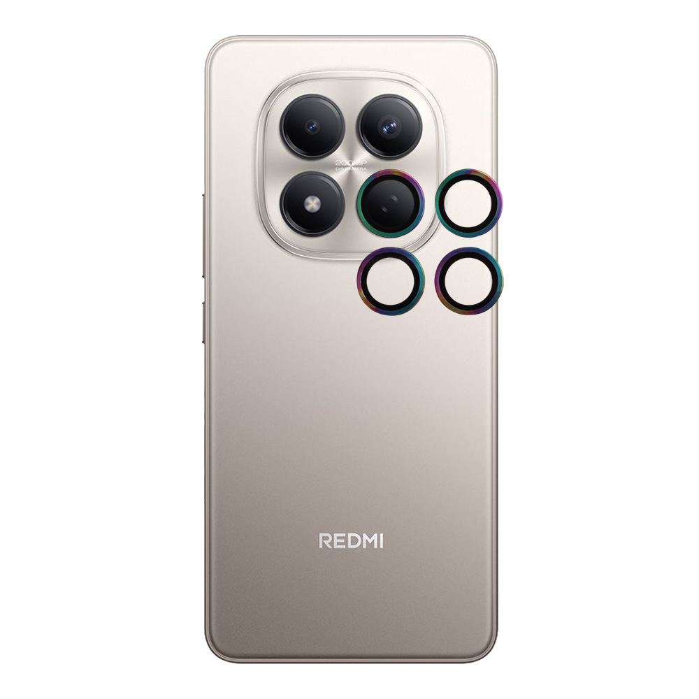VOLTE-TEL CAMERA GLASS COVER XIAOMI REDMI NOTE 15 PRO 4G 6.77" 9H 0.30MM EASY APPLICATION RAINBOW - Image 5