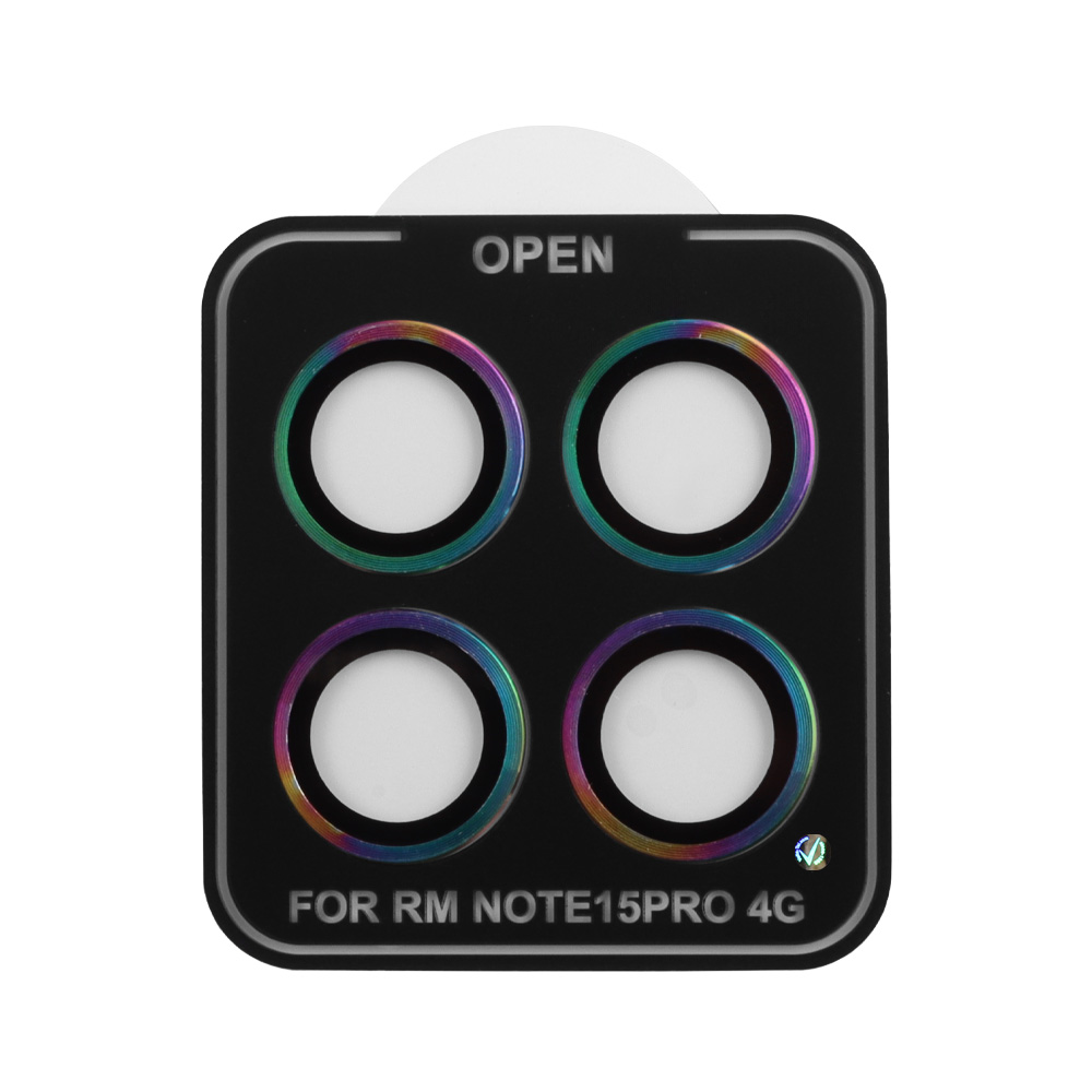 VOLTE-TEL CAMERA GLASS COVER XIAOMI REDMI NOTE 15 PRO 4G 6.77" 9H 0.30MM EASY APPLICATION RAINBOW - Image 4