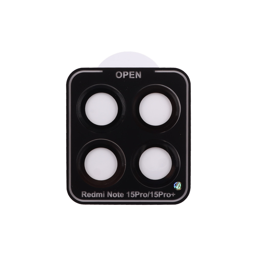 VOLTE-TEL CAMERA GLASS COVER XIAOMI REDMI NOTE 15 PRO/NOTE 15 PRO PLUS/ POCO M8 PRO 5G 6.83" 9H 0.30MM EASY APPLICATION BLACK - Image 4