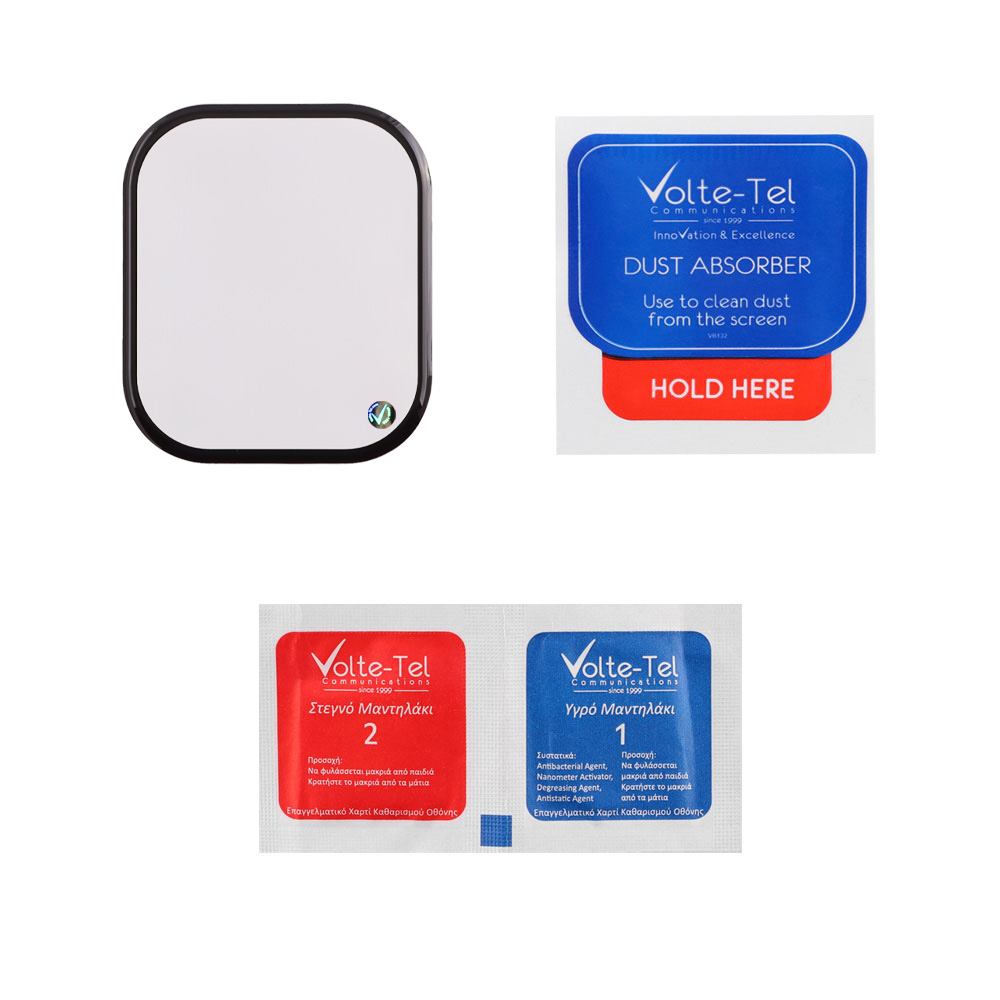 VOLTE-TEL TEMPERED PLEXI GLASS XIAOMI REDMI WATCH 6 2.1" 3D EDGE 0.30mm FULL GLUE FULL COVER BLACK - Image 3
