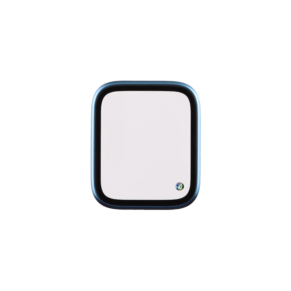 VOLTE-TEL TEMPERED GLASS APPLE WATCH 4/5/6/SE 44mm 3D CURVED ALUMINIUM 1.78" 0.30mm FULL COVER & INSTALLATION TOOL BLUE - Image 6