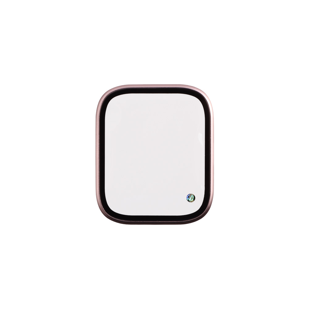 VOLTE-TEL TEMPERED GLASS APPLE WATCH 7/8/9 41mm 3D CURVED ALUMINIUM 1.69" 0.30mm FULL COVER &C INSTALLATION TOOL PINK - Image 6