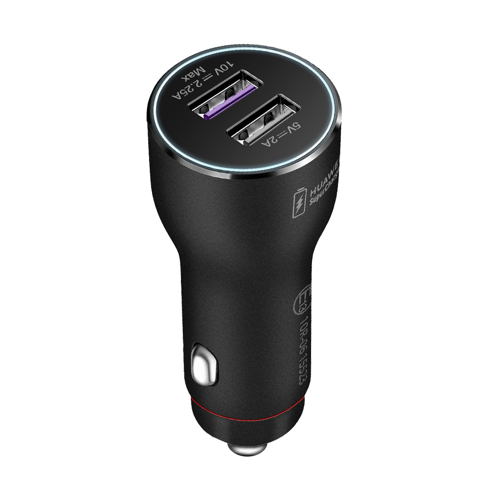 ΦΟΡΤΙΣΤΗΣ ΑΥΤΟΚΙΝΗΤΟΥ DUAL HUAWEI CP36 USB-A 5V/2A 10W+USB-A 5V/2A 9V/2A 10V/2.25A 22.5W BLACK PACKING OR - Image 5