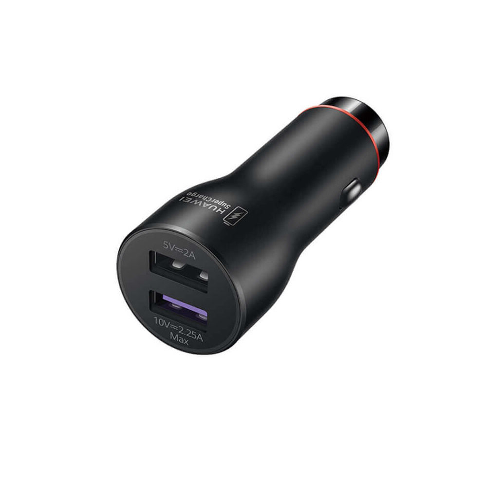 ΦΟΡΤΙΣΤΗΣ ΑΥΤΟΚΙΝΗΤΟΥ DUAL HUAWEI CP36 USB-A 5V/2A 10W+USB-A 5V/2A 9V/2A 10V/2.25A 22.5W BLACK PACKING OR - Image 3