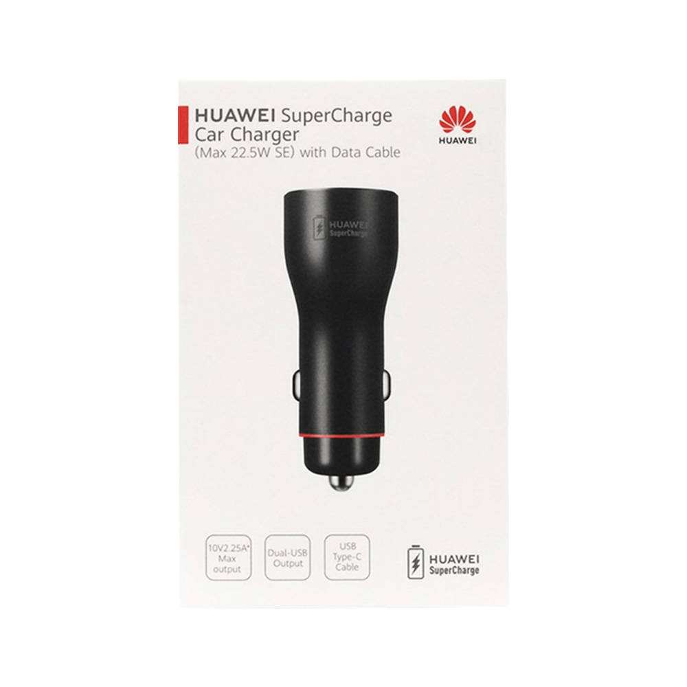 ΦΟΡΤΙΣΤΗΣ ΑΥΤΟΚΙΝΗΤΟΥ DUAL HUAWEI CP36 USB-A 5V/2A 10W+USB-A 5V/2A 9V/2A 10V/2.25A 22.5W BLACK PACKING OR - Image 2