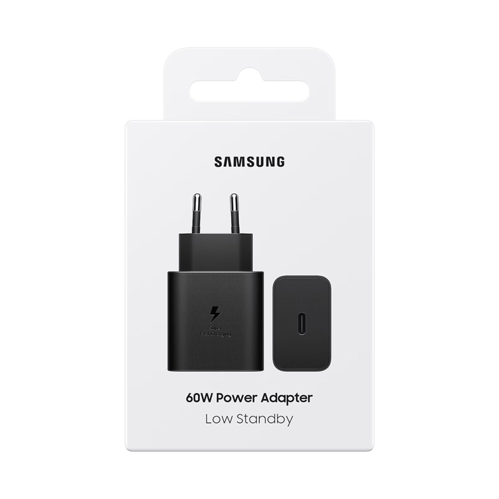 TRAVEL SAMSUNG EP-T6010NBE GAN PD 3.1 TYPE C 5V 3A/9V 3A/15V 3A/20V 3A 60W BLACK PACKING OR - Image 2