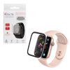 VOLTE-TEL TEMPERED GLASS APPLE WATCH 4/5/6/SE 44mm 3D CURVED ALUMINIUM 1.78" 0.30mm FULL COVER & INSTALLATION TOOL SILVER