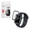 VOLTE-TEL TEMPERED GLASS APPLE WATCH 7/8/9 41mm 3D CURVED ALUMINIUM 1.69" 0.30mm FULL COVER & INSTALLATION TOOL SILVER