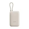 XIAOMI POWER BANK BHR9072GL 10000mAh 2 X 3.A USB-TYPE C FAST CHARGE (INTEGRATED USB-C CABLE) 22.5W BEIGE OR