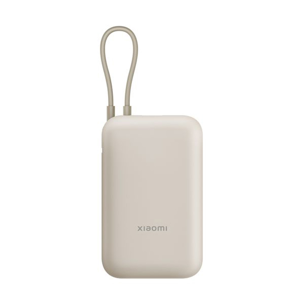 XIAOMI POWER BANK BHR9072GL 10000mAh 2 X 3.A USB-TYPE C FAST CHARGE (INTEGRATED USB-C CABLE) 22.5W BEIGE OR