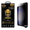 IDOL 1991 PRIVACY ANTISPY TEMPERED GLASS SAMSUNG A34 5G A346 6.6in 9H 0.25mm SEMI CURVED FULL GLUE BLACK