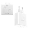 TRAVEL SAMSUNG EP-T4511XWEGEU TYPE C 5V 3A/9V 2.77A/20V 2.25A 45W FAST CHARGE+USB DATA TYPE C TO TYPE C 5A WHITE PACKING OR