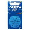 VARTA ΜΠΑΤΑΡΙΕΣ ΑΚΟΥΣΤΙΚΩΝ ΒΑΡΗΚΟΪΑΣ 675 PR675/PR44/ZA675 1.45V 650mAh 6/BLISTER