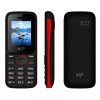 ΚΙΝΗΤΟ ΜΕ ΠΛΗΚΤΡΑ NSP 1800DS 2G 1.8in DUAL SIM 32MB/32MB RADIO-MP3/MP4 BLACK-RED + HANDS FREE GR