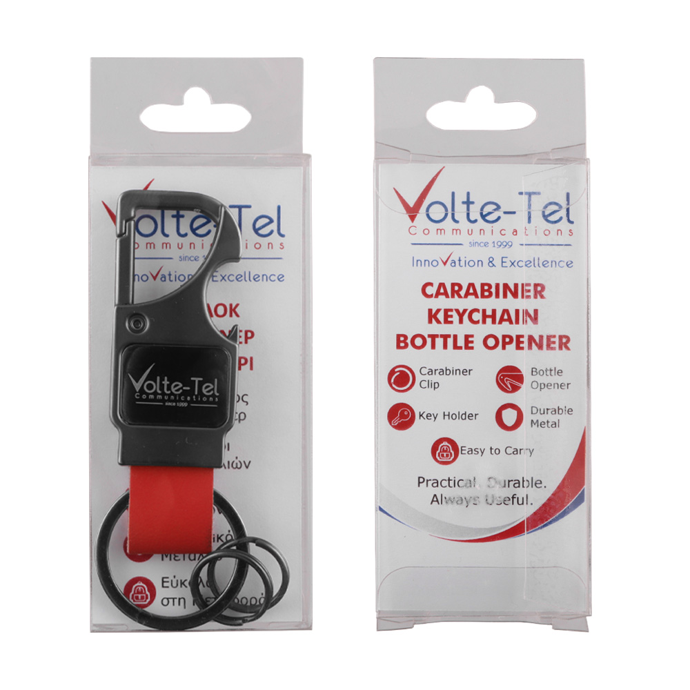 VOLTE-TEL ΜΠΡΕΛΟΚ ΧΕΙΡΟΣ/ΚΛΕΙΔΙΩΝ ΜΕ ΑΝΟΙΧΤΗΡΙ ΚΟΚΚΙΝΟ - Image 2
