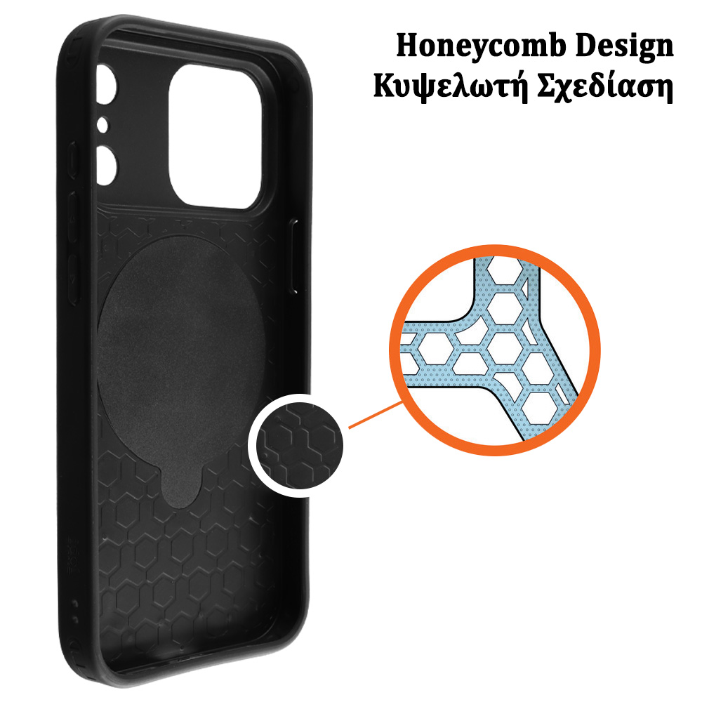 IDOL 1991 ΘΗΚΗ IPHONE 17 PRO MAX 6.9" ARMOR TPU HYPER MAGSAFE STAND CAMERA GUARD BLACK - Image 7