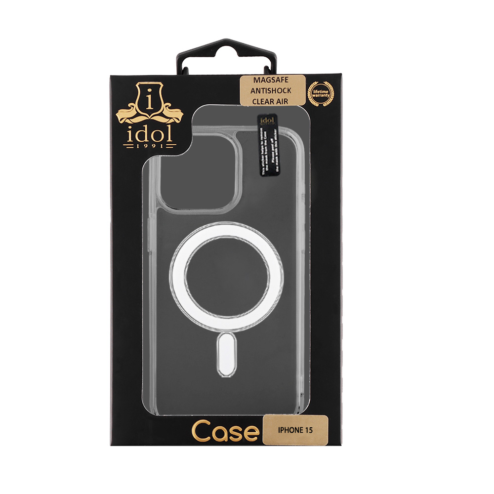 IDOL 1991 ΘΗΚΗ IPHONE 15 6.1" SUPER MAGSAFE ANTISHOCK CLEAR AIR BACK COVER TPU CAMERA GUARD ΔΙΑΦΑΝΗ - Image 2