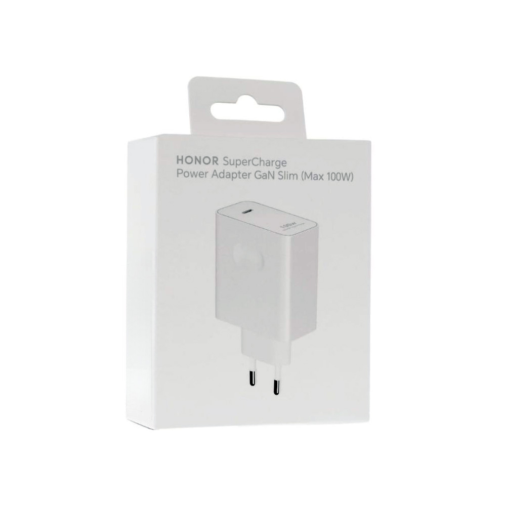 TRAVEL HONOR HN-200500EP2 GAN SUPER CHARGE TYPE C 5V/3A 9V/3A 12V/5A 15V/5A 20V/5A 100W +TYPE C 6A WHITE PACKING OR - Image 2