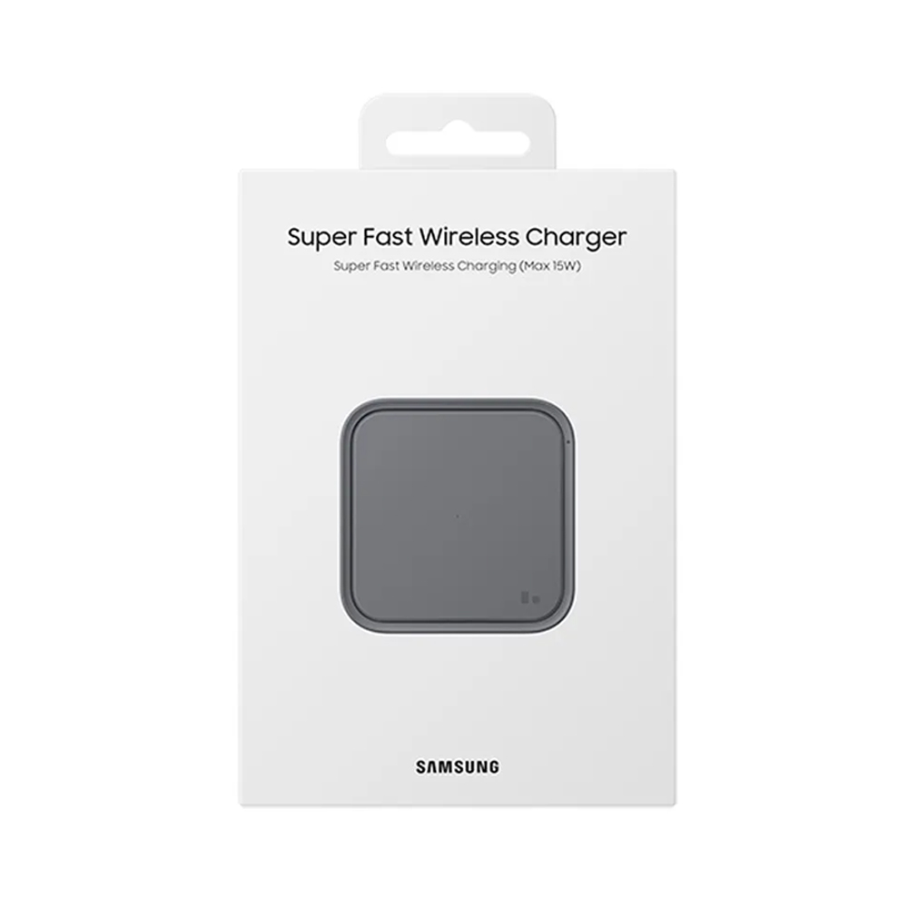 WIRELESS CHARGER SAMSUNG EP-P2400BBEGEU 15W FAST CHARGE QI PAD - ADAPTER BLACK PACKING OR - Image 2