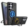 IDOL 1991 ΘΗΚΗ SAMSUNG S25 ULTRA 5G S938 6.9"ARMOR TPU HYPER MAGSAFE STAND CAMERA GUARD BLACK