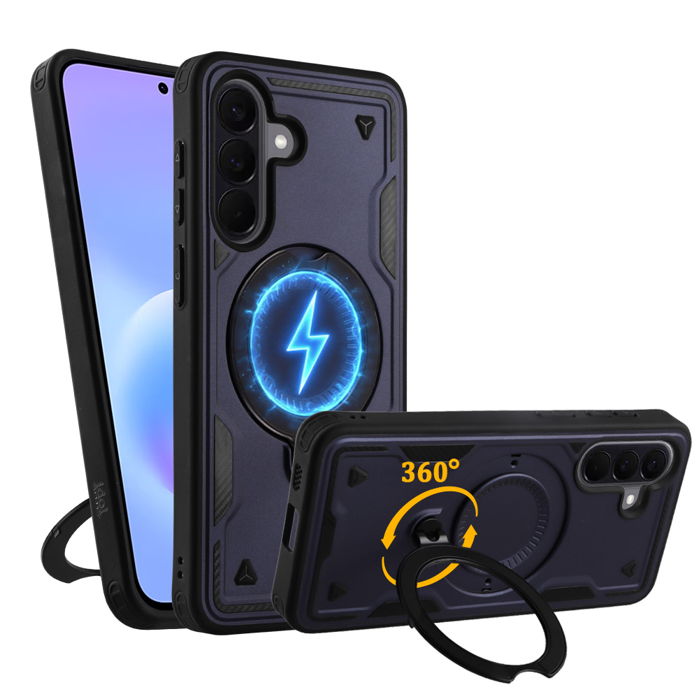 IDOL 1991 ΘΗΚΗ SAMSUNG A57 5G 6.7" ARMOR TPU HYPER MAGSAFE STAND CAMERA GUARD BLUE
