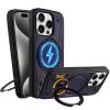 IDOL 1991 ΘΗΚΗ IPHONE 15 PRO MAX 6.7" ARMOR TPU HYPER MAGSAFE STAND CAMERA GUARD BLUE