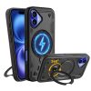 IDOL 1991 ΘΗΚΗ IPHONE 16 6.1" ARMOR TPU HYPER MAGSAFE STAND CAMERA GUARD BLACK