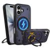 IDOL 1991 ΘΗΚΗ IPHONE 17 6.3" ARMOR TPU HYPER MAGSAFE STAND CAMERA GUARD BLUE