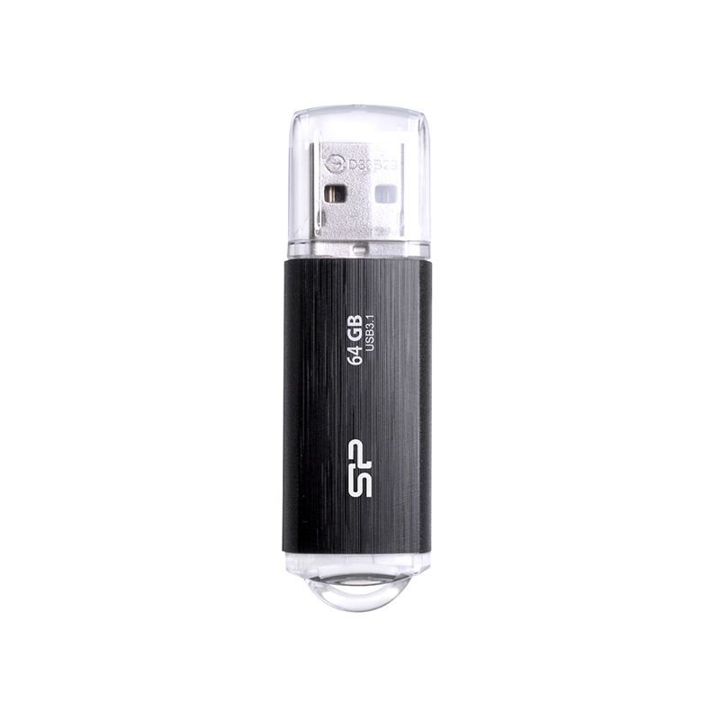 SILICON POWER USB FLASH DRIVE 64GB USB 3.2 BLAZE B02 SP064GBUF3B02V1K BLACK - Image 2