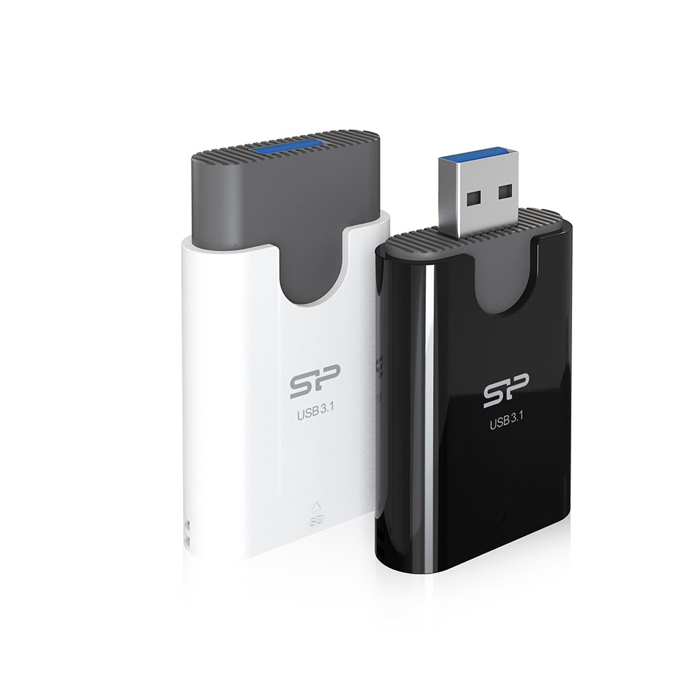 SILICON POWER CARD READER COMBO USB 3.2 GEN.1 SPU3AT5REDEL300W WHITE - Image 4