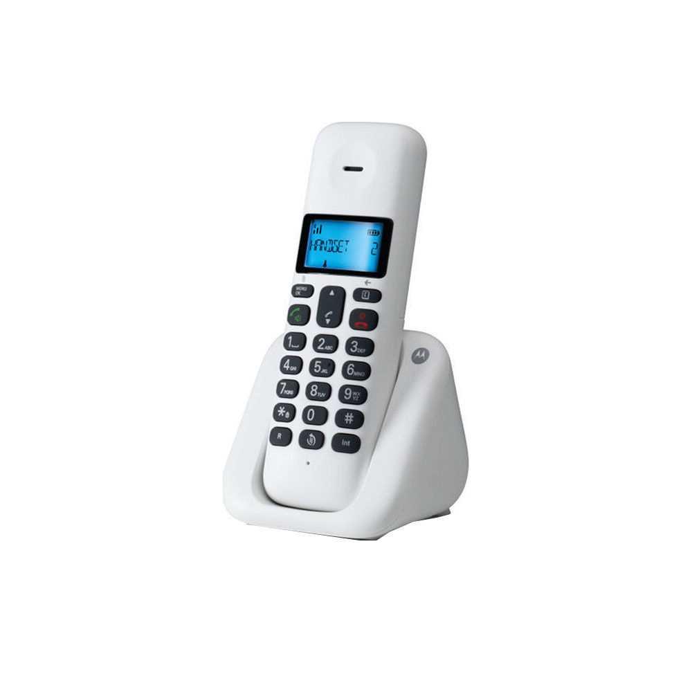 ΑΣΥΡΜΑΤΟ ΤΗΛΕΦΩΝΟ MOTOROLA T301 ΜΕ ΑΝΟΙΧΤΗ ΑΚΡΟΑΣΗ WHITE GR - Image 3