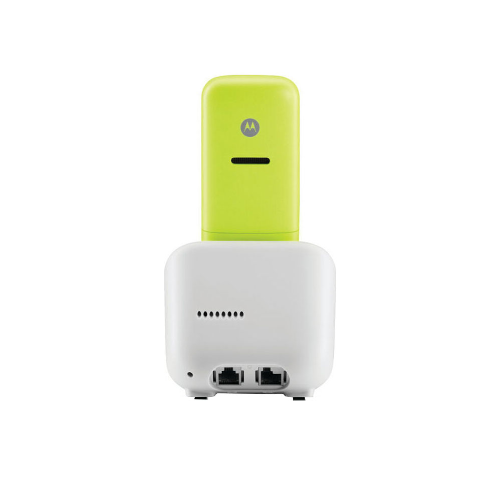 ΑΣΥΡΜΑΤΟ ΤΗΛΕΦΩΝΟ MOTOROLA T301 ΜΕ ΑΝΟΙΧΤΗ ΑΚΡΟΑΣΗ LEMON/GREY GR - Image 4