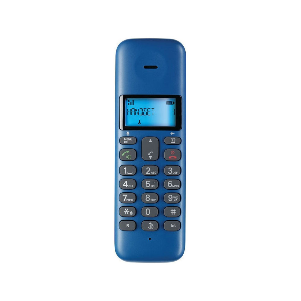 ΑΣΥΡΜΑΤΟ ΤΗΛΕΦΩΝΟ MOTOROLA T301 ΜΕ ΑΝΟΙΧΤΗ ΑΚΡΟΑΣΗ ROYAL BLUE/GREY GR - Image 6