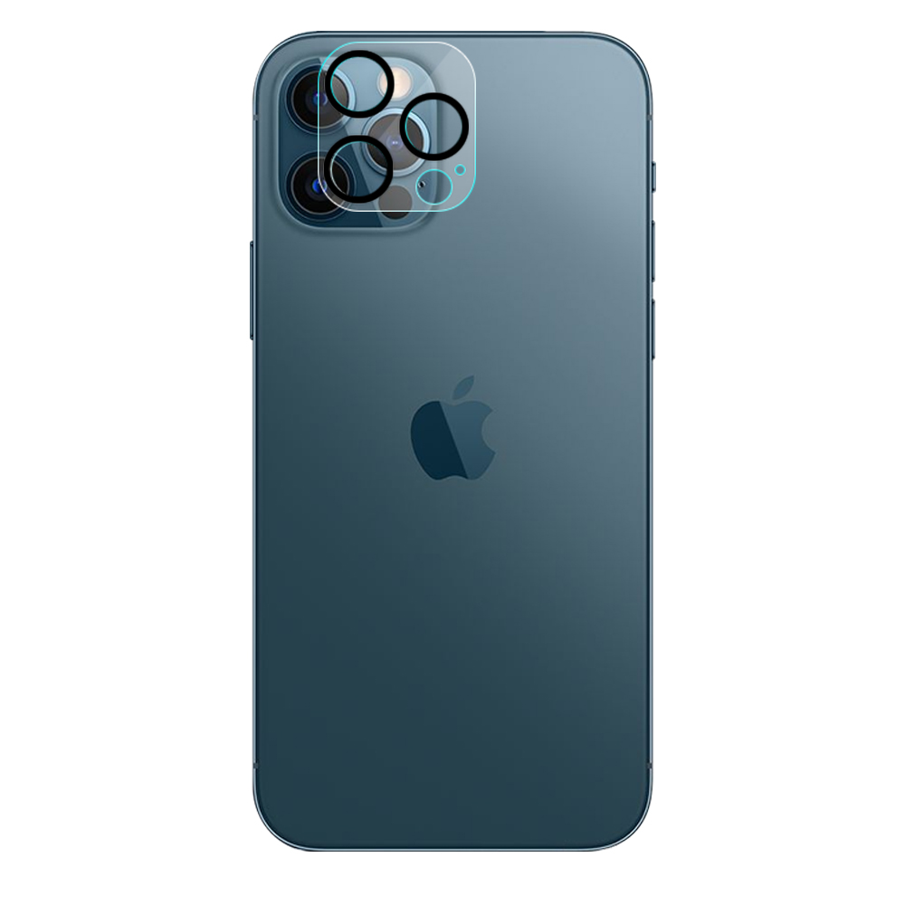 VOLTE-TEL CAMERA GLASS IPHONE 13 PRO 6.1in/IPHONE 13 PRO MAX 6.7in 9H 0.25mm 3D CURVED TRANSPARENT-BLACK - Image 2