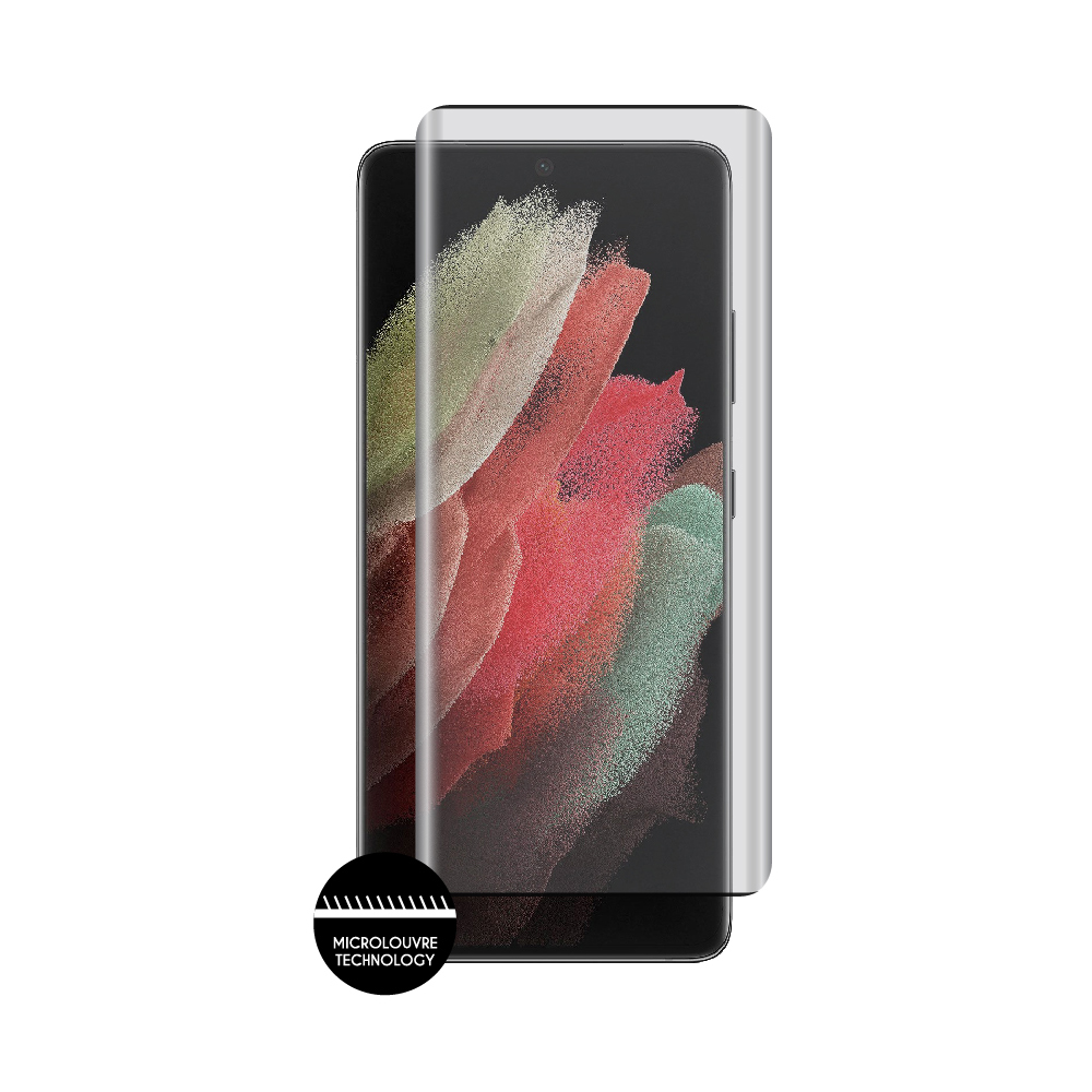 IDOL 1991 PRIVACY ANTISPY TEMPERED GLASS SAMSUNG S21 ULTRA 5G G998 6.8in 9H 0.25mm 3D SEMI CURVED EDGE GLUE BLACK - Image 2