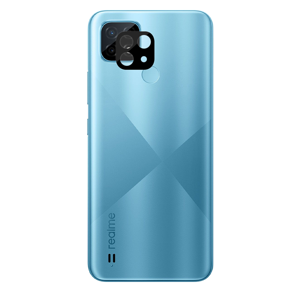 VOLTE-TEL CAMERA GLASS REALME C21 6.5in 9H 0.25mm 3D CURVED BLACK - Image 2