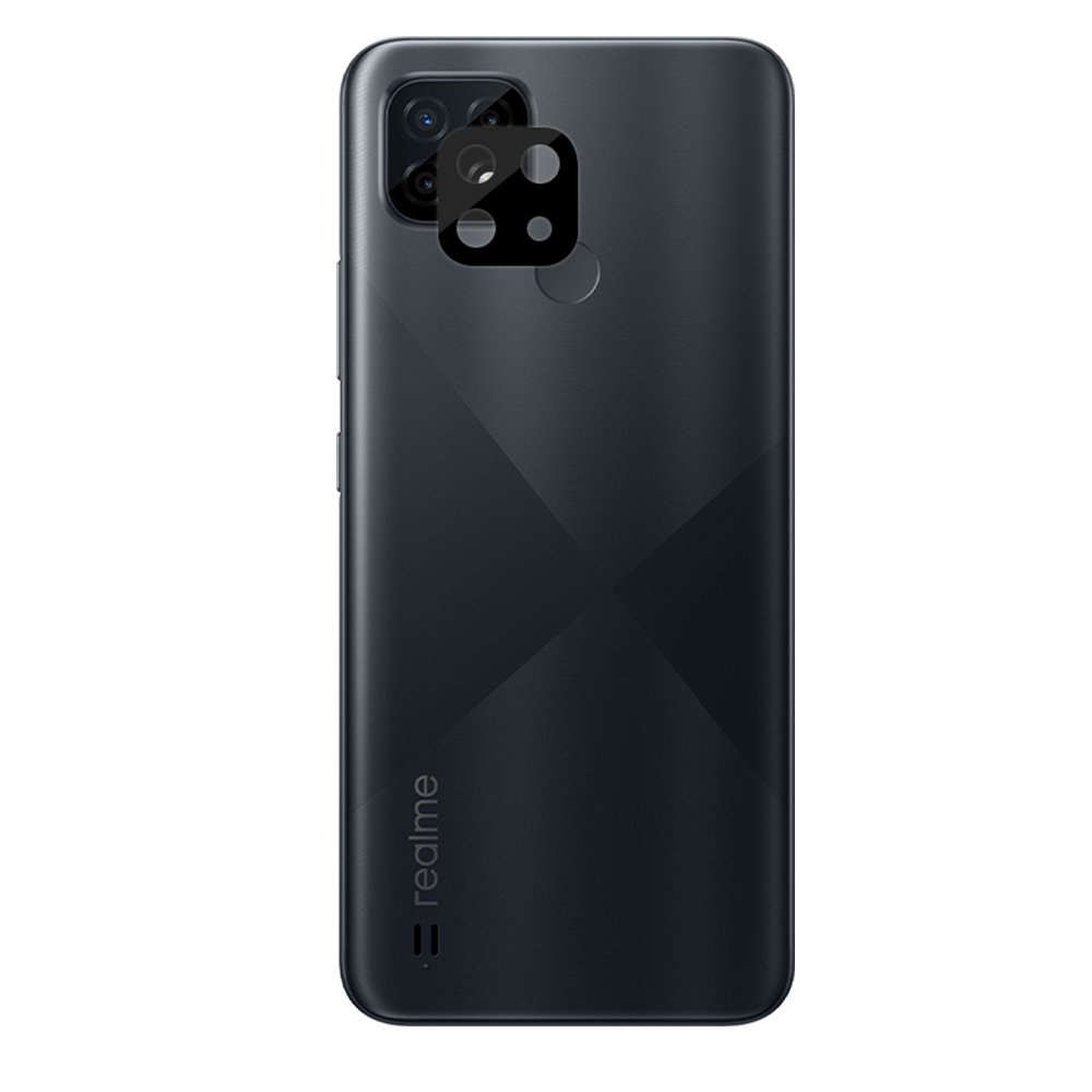 VOLTE-TEL CAMERA GLASS REALME C21Y 6.5in 9H 0.25mm 3D CURVED BLACK - Image 2