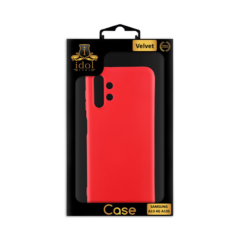 IDOL 1991 ΘΗΚΗ SAMSUNG A13 4G A135/A137 6.6" VELVET TPU 4 SIDE RED - Image 5